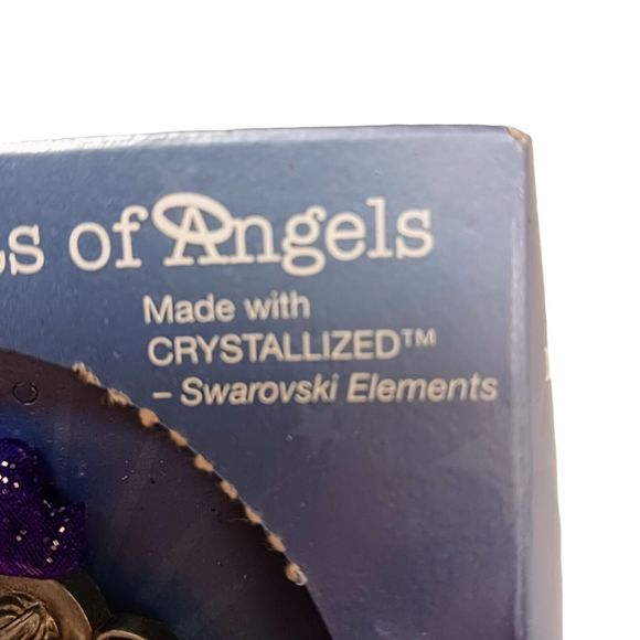 Gloria Duchin Pewter Swarovski Crystal Ornament Whispering Secrets Of Angel HOPE - Picture 7 of 9